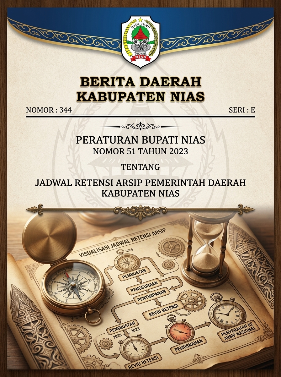 Perbup Nomor 51 Tahun 2021 tentang Jadwal Retensi Arsip Pemerintah Daerah Kabupaten Nias